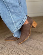 Flannery Hot Choc Suede Boots - Django & Juliette
