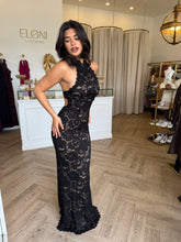 Delphine Lace Halter Gown - Nookie