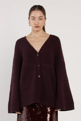 Zinnia Fluffy Cardigan - Fate & Becker