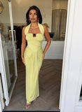 Heidi Dress Lime - Elle Zeitoune