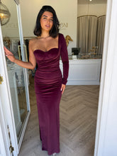 Kylie Wine Dress - Elle Zeitoune