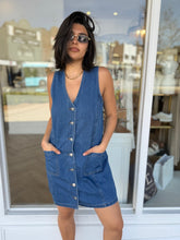 Sabine Denim Vest Dress - Sass