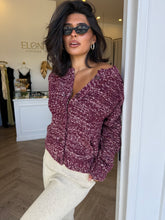 Quinn Boucle Bomber Knit - Fate & Becker