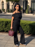 Avalon Sheer One Shoulder Top - Runaway
