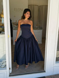 Maggie Dress Midnight Blue - Elle Zeitoune