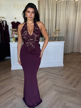 Lennox Halter Maxi Wine - Nookie