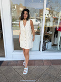 Sabine Denim Vest Dress - Sass