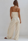Yara Elasticated wide leg pants - Runaway The Label