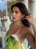 Santorini Green Drop earrings