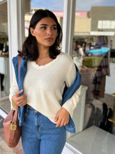 Roe Braided Neck Knit - Sass