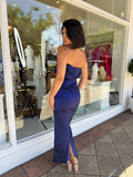 Miles Dress Cobalt - Elle Zeitoune