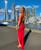 Sapphire Halter Gown - Amy Taylor