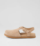 Zona Sandy Suede Clogs - Django & Juliette