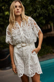 Elara Broderie Shorts - Fate & Becker