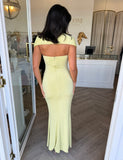 Heidi Dress Lime - Elle Zeitoune