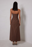 Briella Dress Chocolate - Elle Zeitoune