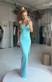 Sirena Gown Aqua - Amy Taylor
