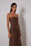 Briella Dress Chocolate - Elle Zeitoune