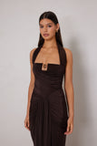 Heidi Dress Espresso - Elle Zeitoune