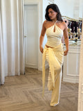 Yara Elasticated wide leg pants - Runaway The Label
