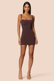 Allegra Mini Dress Cocoa - Nookie