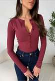 Cali Button Up Bodysuit - Marttini By Lana