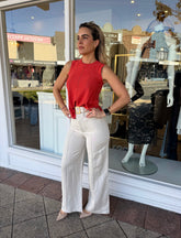 Remi Raffia Pants Pants - Fate & Becker