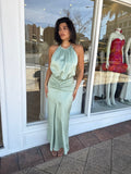 Logan Dress Pastel Mint - Elle Zeitoune