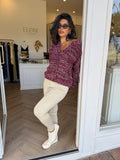 Quinn Boucle Bomber Knit - Fate & Becker