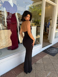 Lennox Halter Maxi Black - Nookie