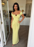 Heidi Dress Lime - Elle Zeitoune