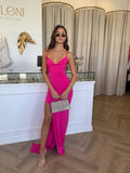 Sirena Gown Hot Pink - Amy Taylor
