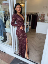 Delphine long Sleeve Lace Gown - Nookie