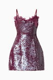 Verdita Sequin Mini Dress - Curaae