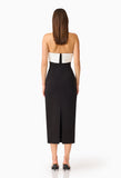 Elysia Satcontrast Midi Dress - Elliatt