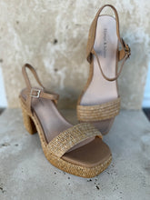 Kondry Natural Raffia/Leather Shoes - Django & Juliette