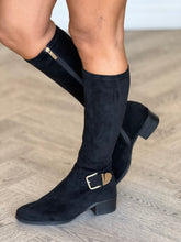 Teca Black Microsuede Boots - Django & Juliette