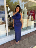 Miles Dress Cobalt - Elle Zeitoune