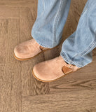Zona Sandy Suede Clogs - Django & Juliette
