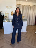 Wren Denim Sculpted Jacket - Fate & Becker