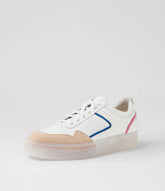 Neekal White Blue Multi Leather - Mollini