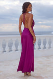 Elena Low Plunge Maxi Dress - Runaway