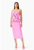 Orelia Pleated Midi Dress - Elliat