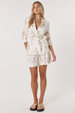 Ines Sequin Linen Blazer - Fate & Becker
