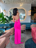 Lacey Gown Hot Pink- Amy Taylor