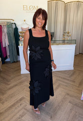 Ingrid Applique Midi Dress - Fate & Becker