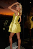 Darla Mini Dress Yellow - Amy Taylor