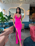 Lacey Gown Hot Pink- Amy Taylor