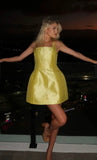 Darla Mini Dress Yellow - Amy Taylor