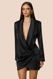 Penelope Blazer Dress Black - Nookie